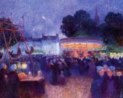 费迪南德 卢瓦扬 : Carnival at Night, Saint-Paul de Leon